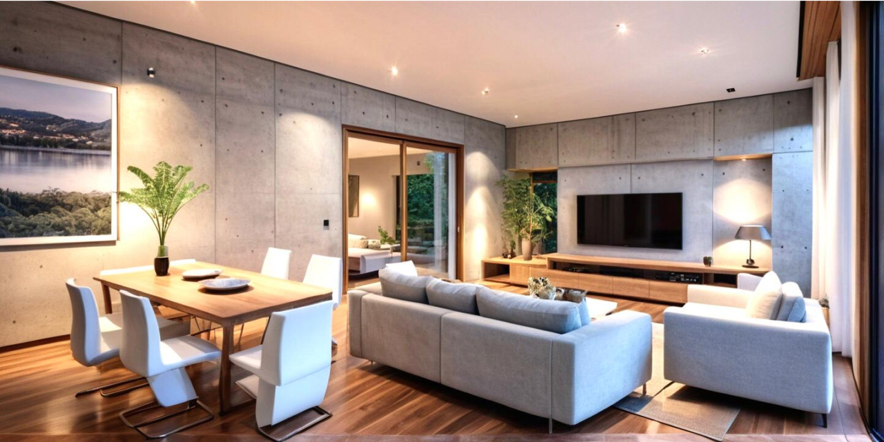 Interior de una casas lujosa